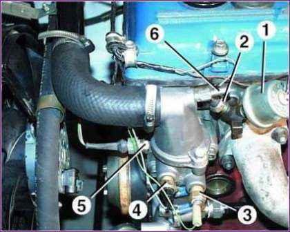Replacing the cylinder head gasket ZMZ-405, ZMZ-406