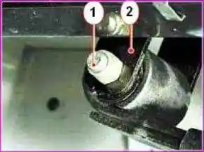 How to remove and install the rear spring of a Gazelle car