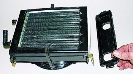 Repair of additional heater of Gazelle car