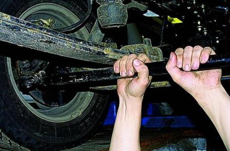 Перевірка та регулювання кутів установки передніх коліс автомобіля Газель