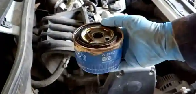 Замена масла и фильтра двигателя Лада Гранта