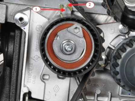 Replacing the timing belt of the K4M engine of the Lada Largus car