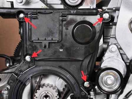 Replacing the timing belt of the K4M engine of the Lada Largus car