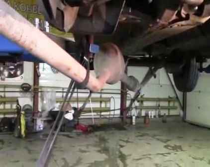 Removing and installing JH3 gearbox of Lada Largus