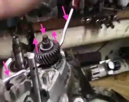 Разборка коробки передач JH3