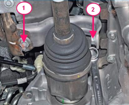 Замена прокладки выпускного коллектора двигателя К4М автомобиля Лада Ларгус