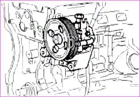 Зняття та розбирання блоку циліндрів G4KD та G4KE Kia Magentis