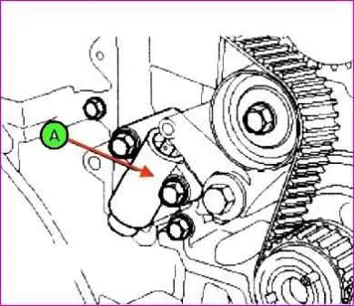 Привод ГРМ двигателя G6EA автомобиля Kia Magentis Привод ГРМ двигателя G6EA автомобиля Kia Magentis