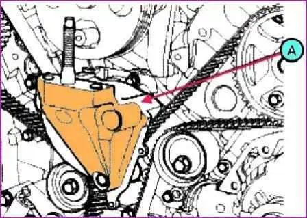 Привод ГРМ двигателя G6EA автомобиля Kia Magentis Привод ГРМ двигателя G6EA автомобиля Kia Magentis