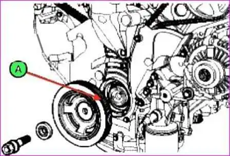 Привод ГРМ двигателя G6EA автомобиля Kia Magentis Привод ГРМ двигателя G6EA автомобиля Kia Magentis