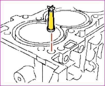 Extracción e instalación de la culata de cilindros Kia magentis