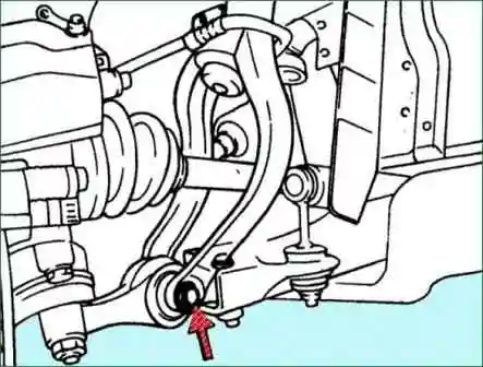 Замена рычагов передней подвески Киа Магентис