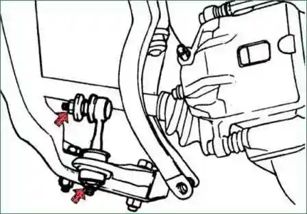 Замена рычагов передней подвески Киа Магентис