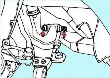 Замена рычагов передней подвески Киа Магентис