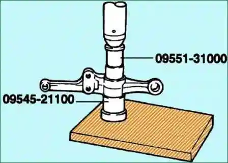 Замена рычагов передней подвески Киа Магентис