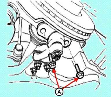Снятие и ремонт ступицы передней оси автомобиля Киа Магентис