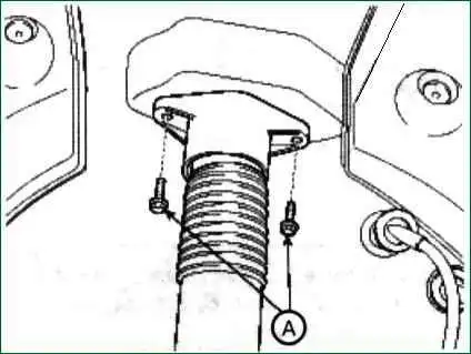 Ersatz des hinteren Stoßdämpfers Kia Magentis