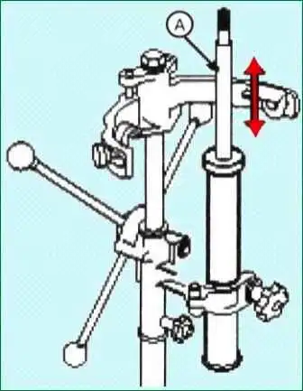 Ersatz des hinteren Stoßdämpfers Kia Magentis