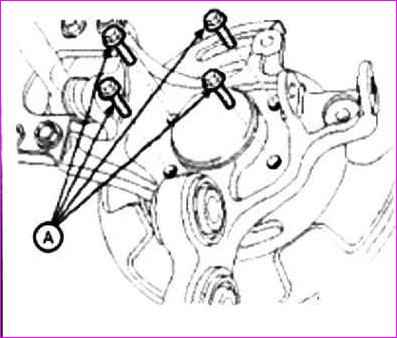 Removal and repair of the hub and trunnion of the rear axle of Kia Magentis and Optima