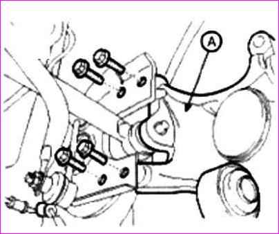 Removal and repair of the hub and trunnion of the rear axle of Kia Magentis and Optima