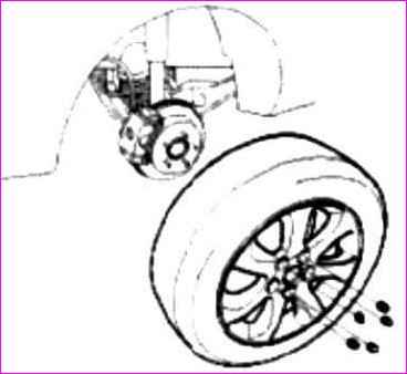 Removal and repair of the hub and trunnion of the rear axle of Kia Magentis and Optima