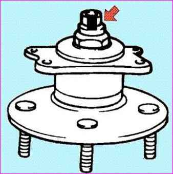 Removing and repairing the hub and trunnion of the rear axle of Kia Magentis and Optima