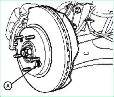 Kia Magentis front wheel brake repair