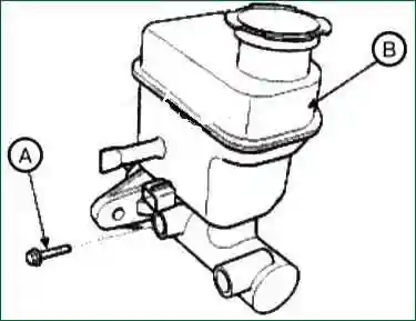 Як замінити головний гальмівний циліндр гальм Кіа Магентіс