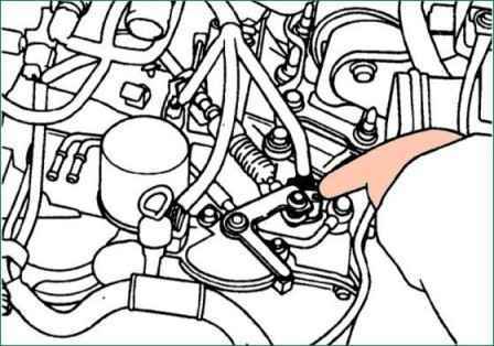 Removing and installing automatic transmission controls on a Kia Magentis