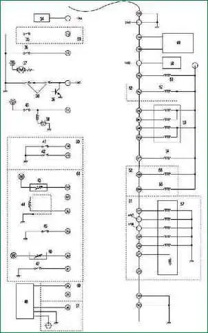 Fig. 2b .Mazda 3 Fuel System Wiring Diagram with Immobilizer (Part 2 - Continued)