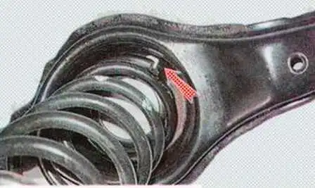 Mazda 3 артқы аспа серіппесін ауыстыру