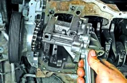 Oil pump repair Renault Megane 2