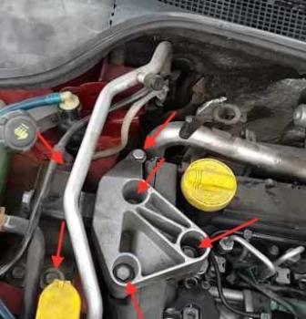 Replacing the timing belt of the k9k engine Renault Megane 2