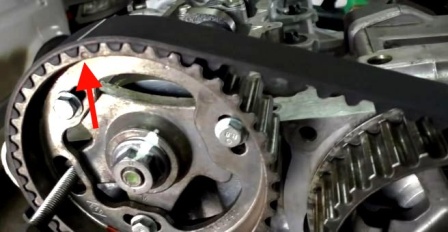 Replacing the timing belt of the k9k engine Renault Megane 2