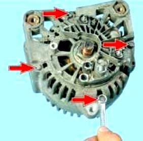 Renault Megane-2 alternator repair