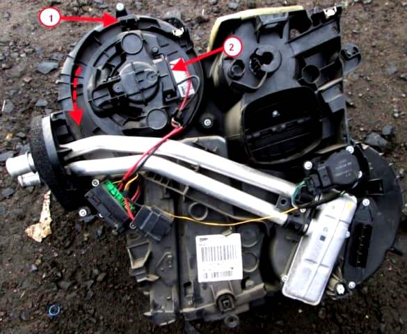 Reemplazo del ventilador del calentador de Renault Megan 2