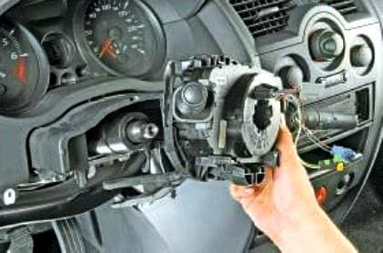 Renault Megan 2 steering column replacement