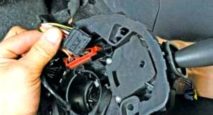 Replacing the steering column Renault Megane 2