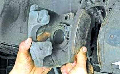 Replacing the Renault Megan 2 brake guide