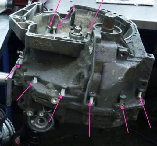 How to disassemble the DPO (AL4) automatic transmission