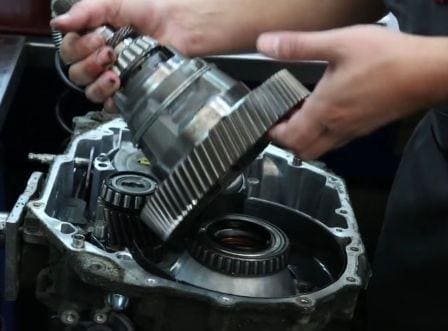 How to disassemble automatic transmission DPO (AL4)