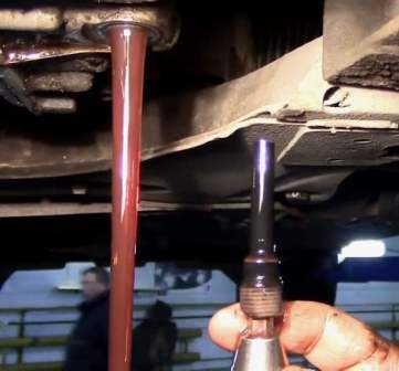 Filling oil for automatic transmission Renault Megane 2