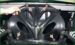 Как снять защиту картера и брызговик двигателя Нива Шевролет