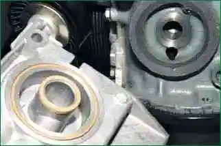 Як замінити ущільнення кронштейна масляного фільтра ВАЗ-2123