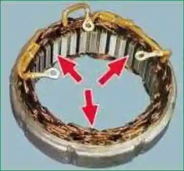 Reparatur der Lichtmaschine 9402.3701-01 Niva Chevrolet