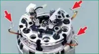 Reparatur der Lichtmaschine 9402.3701-01 Niva Chevrolet