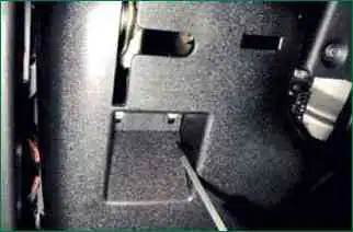 How to remove VAZ-2123 paddles