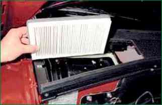 Замена фильтра воздуха салона Niva Chevrolet