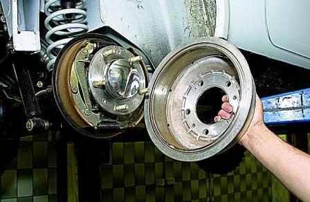 How to remove a Niva Chevrolet brake drum