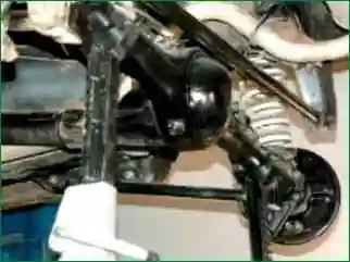 Austausch der Hinterachse VAZ-2123